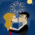 Gif animé amour brillant